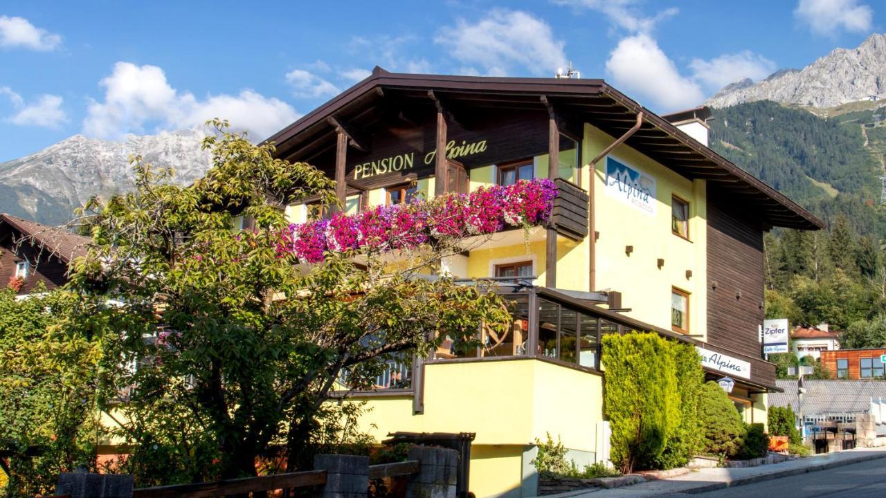 Café Pension Alpina Innsbruck Exterior foto